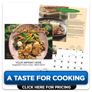 Personalized Calendars - A Taste for Cooking!