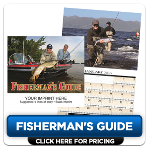 Custom Imprinted Calendar - Fisherman's Guide!