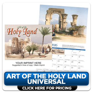 Custom Imprinted Calendars - Art of the Holy Land!