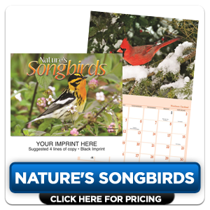 Personalized Calendars - Natures Songbirds!