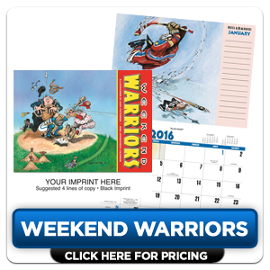 Personalized Calendars - Weekend Warriors'!