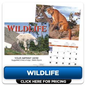 Custom Imprinted Calendar - Wildlife!