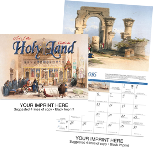 Catholic Imprinted Calendar - Art of the Holy Land-Catholic #816