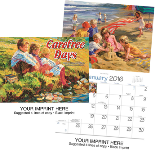 Custom Imprinted Calendar - Childhood Dreams #818