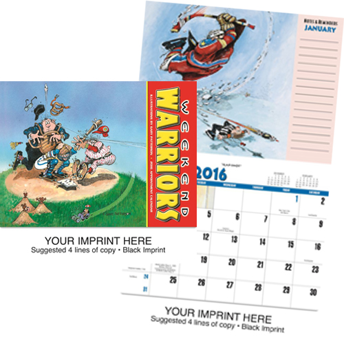 Custom Imprinted Calendar - Weekend Warriors #834